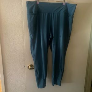 Lane Bryant: Plus size Teal leggings size 22-24
